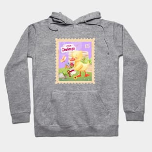 Cute Duck Showing Kindness With Nature Hoodie